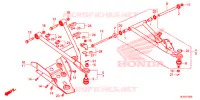 TRIANGLES AVANT pour Honda PIONEER 1000 M5 DELUXE CAMO de 2017