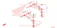 TRIANGLES AVANT pour Honda PIONEER 500 M2 de 2017