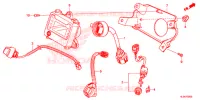 COMMODO   COMPTEUR pour Honda PIONEER 700 M2 DELUXE BLUE de 2017