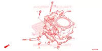CYLINDRE pour Honda PIONEER 700 M4 RED de 2017