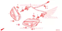 PHARE pour Honda TRX 250 FOURTRAX RECON Electric Shift de 2017
