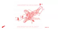 ARBRE DE ROUE  pour Honda TRX SPORTRAX 250 X RED de 2017