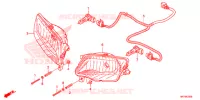 PHARE pour Honda FOURTRAX 420 RANCHER 4X4 AT DCT IRS EPS BLACK de 2017