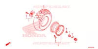 ROUE ARRIERE pour Honda FOURTRAX 420 RANCHER 4X4 AT DCT IRS EPS BLACK de 2017