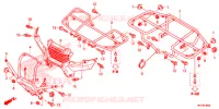SUPPORT pour Honda FOURTRAX 420 RANCHER 4X4 AT DCT IRS EPS BLACK de 2017