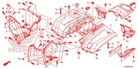GARDE BOUE ARRIERE pour Honda FOURTRAX 420 RANCHER 4X4 Manual Shift de 2017