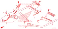 PEDALE   REPOSE PIED pour Honda FOURTRAX 500 FOREMAN RUBICON 4X4 AT IRS DCT de 2017
