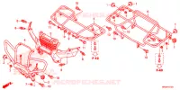 SUPPORT pour Honda FOURTRAX 500 FOREMAN 4X4 Electric Shift, Power Steering de 2017