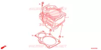 CYLINDRE pour Honda FOURTRAX 500 FOREMAN 4X4 de 2017