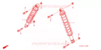 AMORTISSEUR AVANT pour Honda FOURTRAX 650 RINCON de 2004