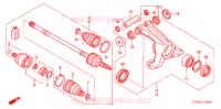 ROTULE ARRIERE pour Honda FOURTRAX 650 RINCON de 2004