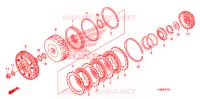 EMBRAYAGE (BAS) pour Honda FOURTRAX 680 RINCON de 2010