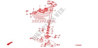 ARBRE DE DIRECTION pour Honda FOURTRAX 680 RINCON CAMO de 2012