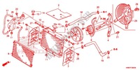 RADIATEUR pour Honda FOURTRAX 680 RINCON CAMO de 2012