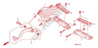 REPOSE PIED   PEDALE pour Honda FOURTRAX 680 RINCON CAMO de 2012