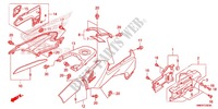 CARENAGE ARRIERE pour Honda FOURTRAX 680 RINCON de 2012