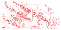 ARBRE DE ROUE AVANT pour Honda FOURTRAX 680 RINCON de 2014