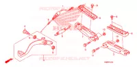 REPOSE PIED   PEDALE pour Honda FOURTRAX 680 RINCON de 2014