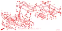 SUPPORT pour Honda FOURTRAX 680 RINCON BLACK de 2017