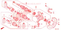 ARBRE DE ROUE AVANT pour Honda FOURTRAX 680 RINCON RED de 2017