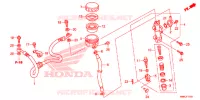MAITRE CYLINDRE DE FREIN ARRIERE pour Honda FOURTRAX 680 RINCON RED de 2017