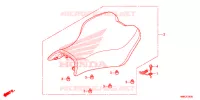 SELLE pour Honda FOURTRAX 680 RINCON RED de 2017