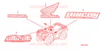 AUTOCOLLANTS pour Honda FOURTRAX 680 RINCON GPS de 2006