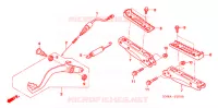 REPOSE PIED   PEDALE pour Honda FOURTRAX 680 RINCON GPS de 2006