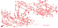 SUPPORT pour Honda FOURTRAX 680 RINCON GPS de 2006