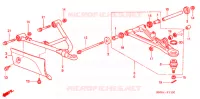 TRIANGLES AVANT pour Honda FOURTRAX 680 RINCON GPS de 2006