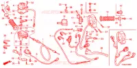 LEVIER DE GUIDON   CABLE   COMMODO pour Honda FOURTRAX 680 RINCON GPS de 2006