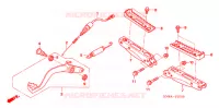 REPOSE PIED   PEDALE pour Honda FOURTRAX 680 RINCON GPS de 2006