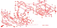 SUPPORT pour Honda FOURTRAX 680 RINCON GPS de 2006