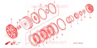 EMBRAYAGE (BAS) pour Honda FOURTRAX 680 RINCON GPS red de 2008
