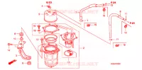 POMPE A ESSENCE pour Honda FOURTRAX 680 RINCON GPS red de 2008