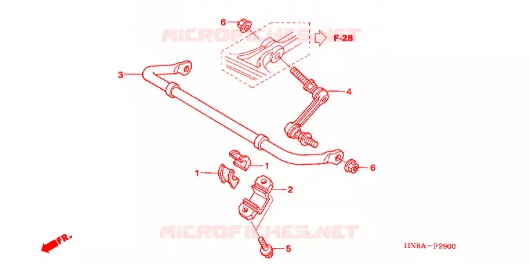 BARRE ANTI ROULIS Honda ATV 680 FOURTRAX 2009  TRX680FGA9
