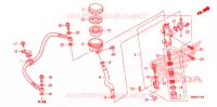 MAITRE CYLINDRE DE FREIN ARRIERE pour Honda FOURTRAX 680 RINCON GPS CAMO de 2010
