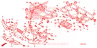 SUPPORT pour Honda FOURTRAX 680 RINCON GPS CAMO de 2010