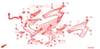 COUVERCLES LATERAUX pour Honda TRX 700 XX de 2008