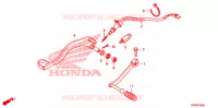 PEDALE pour Honda TRX 700 XX de 2008