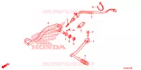 PEDALE pour Honda TRX 700 XX de 2009