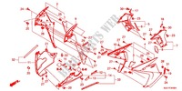 CARENAGES INFERIEUR pour Honda CBR 650 F de 2016