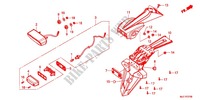 FEU ARRIERE pour Honda CBR 650 F ABS de 2014