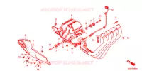 SILENCIEUX D'ECHAPPEMENT pour Honda CBR 650 F ABS de 2014