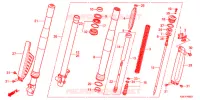 FOURCHE pour Honda CRF 150 R de 2013