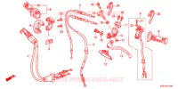 LEVIER DE GUIDON   CABLE   COMMODO pour Honda CRF 150 R de 2013
