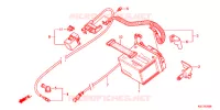 BATTERIE pour Honda CRF 250 X de 2011