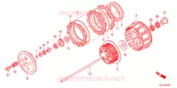 EMBRAYAGE pour Honda CRF 250 X de 2011