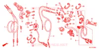 LEVIER DE GUIDON   CABLE   COMMODO pour Honda CRF 250 X de 2011