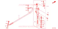 MAITRE CYLINDRE DE FREIN ARRIERE pour Honda CRF 250 X de 2011